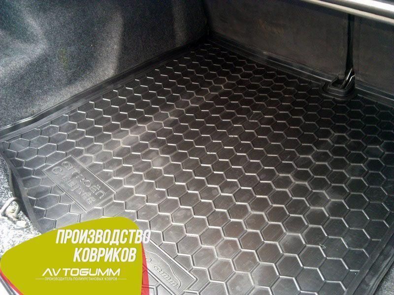 Килимок у багажник Citroen C-Elysee 2013- Автогум (Avto-Gumm) 11464 фото
