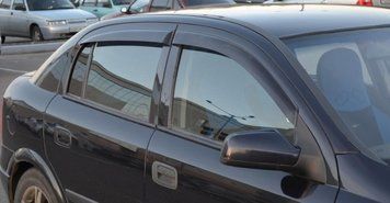 Дефлектори на вікна авто Opel Astra G Sd/Hb 5d 1998-2004 VL Tuning накладні вітровики для Опель бічні 4234ew482 фото