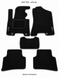 Ворсовые коврики в салон Infiniti FX/QX70 2008- (X), чёрные KSF-TEX KSF-TEX-1143746 фото 1