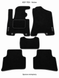 Ворсовые коврики в салон Volvo V50 2004- (V), чёрные KSF-TEX KSF-TEX-1144821 фото 1