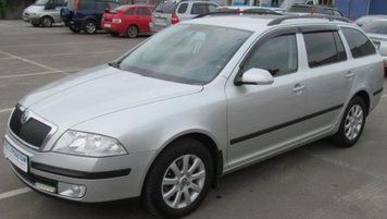 Дефлектори вікон Skoda Octavia III Combi 2004-2008, IV 2009, Козирки VL Tuning на вікна, комплект вітровиків 4234ew584 фото