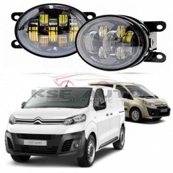 Противотуманные светодиодные фары Citroen Jumpy new 7 линз 125324 фото