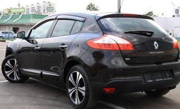 Дефлектори на вікна авто Renault Megane III Hb 5d 2008 VL Tuning накладні вітровики для Рено, Козирки бічні 4234ew566 фото