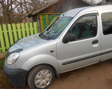 Дефлектори для вікон Renault Kangoo I 3d 1998 VL Tuning накладні вітровики для Рено, Козирки бічні 4234ew544 фото
